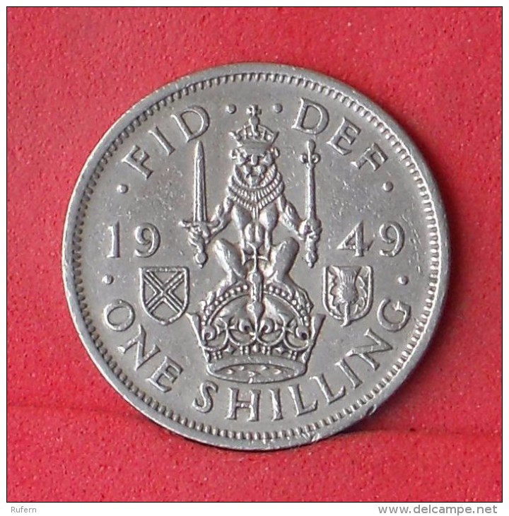 GREAT BRITAIN  1  SHILLING  1949   KM# 877  -    (Nº11739) - I. 1 Shilling