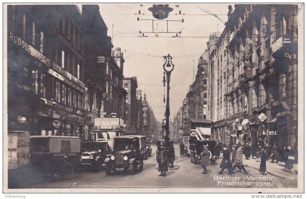 1338g: AK Berlin- Friedrichstraße Gelaufen1928 - Friedrichshain