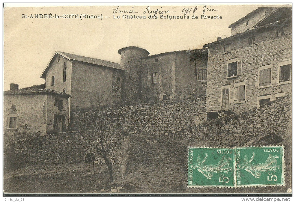 Saint Andre La Cote Le Chateau Des Seigneurs De Riverie - Saint-André-la-Côte
