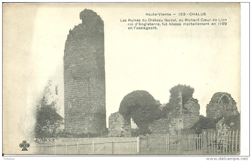 Chalus - Les Ruine Du Château Féodal - (a964) - Chalus