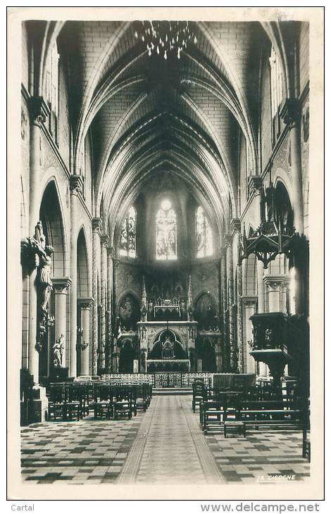 33 - BRANNE - Intérieur De L'Eglise St-Etienne - Autres & Non Classés