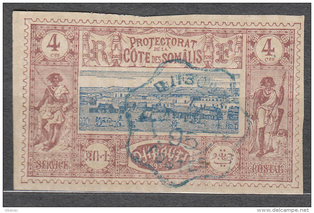 French Somali Coast 1894 Yvert#8 Used - Used Stamps