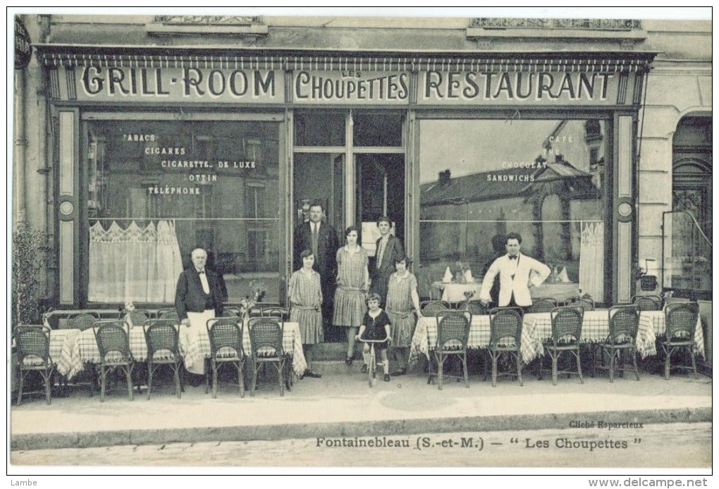 FONTAINEBLEAU - Restaurant '' Les Choupettes '' - Fontainebleau