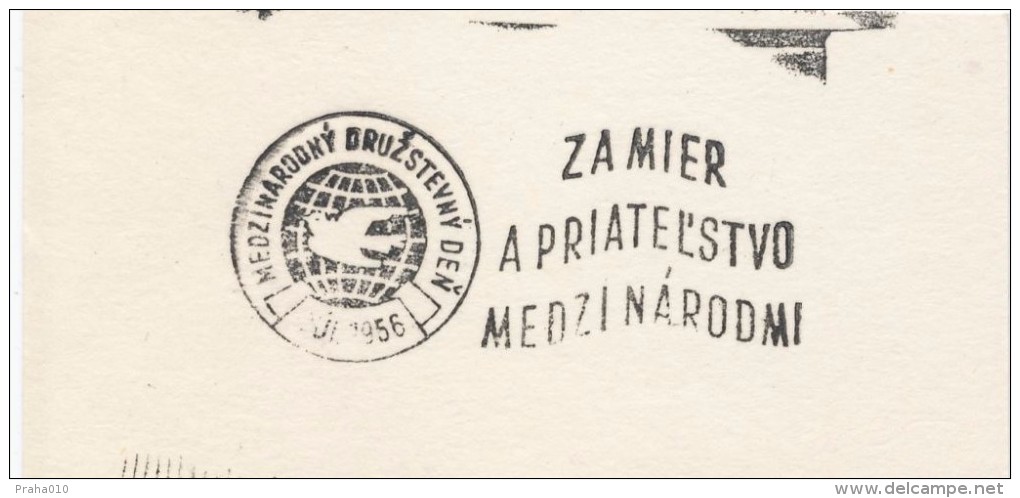 J1461 - Czechoslovakia (1945-79) Control Imprint Stamp Machine (R!): International Co-operative Day 1956 - Proofs & Reprints