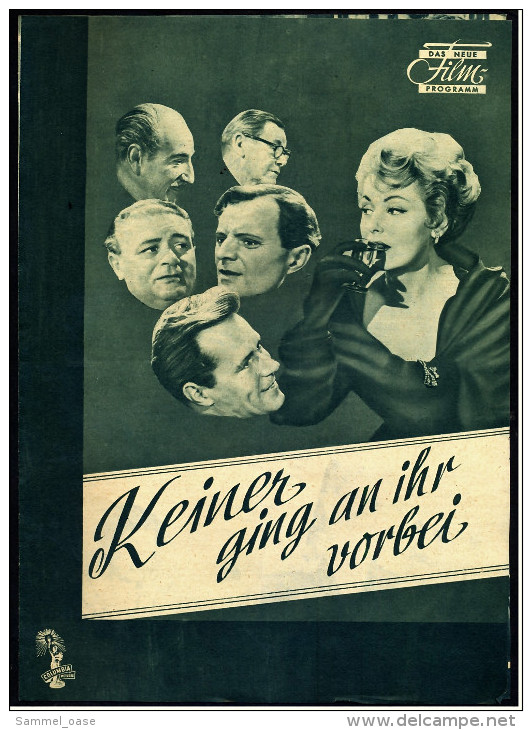 Das Neue Film-Programm Von Ca. 1956  -  "Keiner Ging An Ihr Vorbei"  -  Mit Arlene Dahl , Phil Carey - Magazines