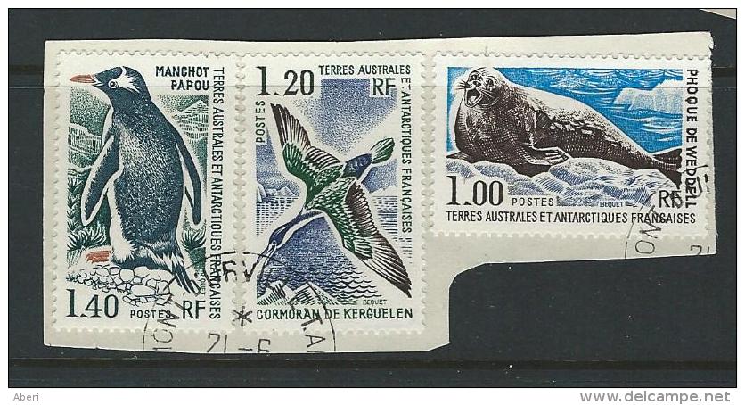 N° 56; 59; 60 Oblitéré TERRE ADELIE - Used Stamps