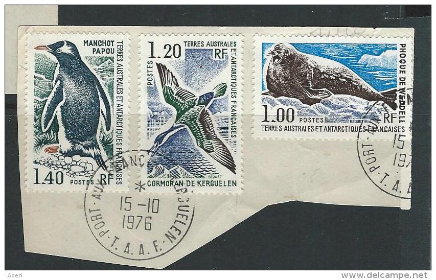 N° 58; 59 Et 60 Oblitéré KERGUELEN Le 15/10/1976 - Used Stamps