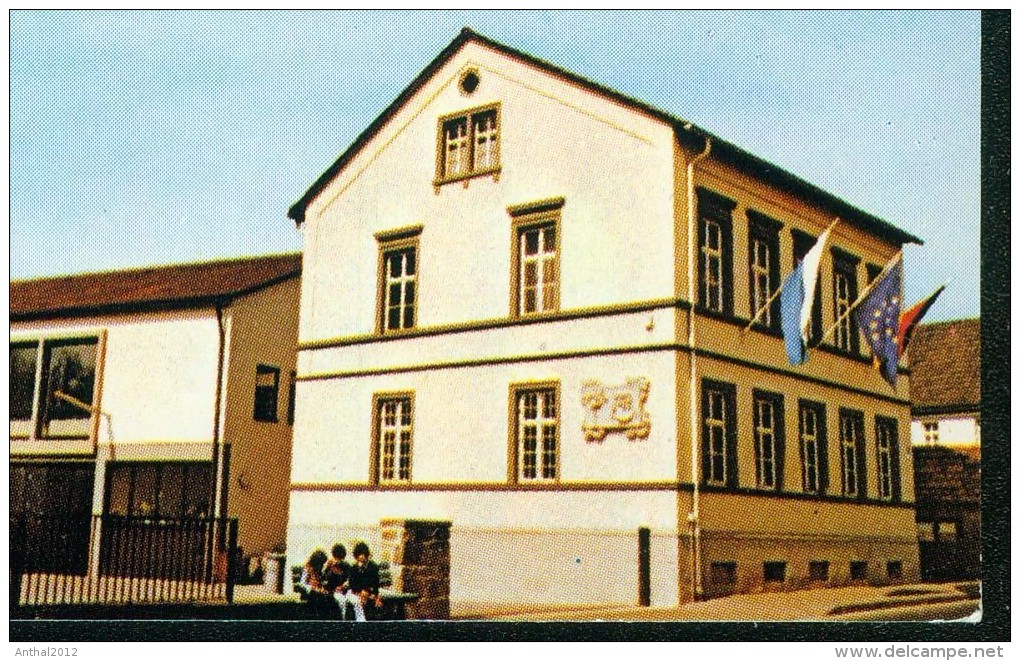 8721 Niederwerrn Bei Schweinfurt MB Wohnhaus Schule Wappen PKW Kirche Ford Capri - Schweinfurt
