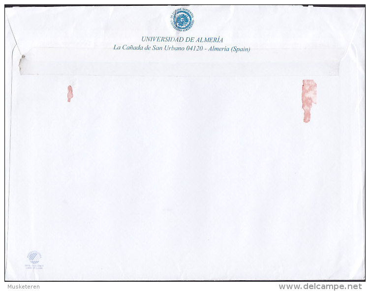 Spain UNIVERSIDAD De ALMERIA Registered Certificado & EXPRESS Labels ALMERIA 2003 Cover Letra Denmark (2 Scans) - Briefe U. Dokumente