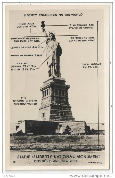 Statue Of Liberty National Monument, Bedloe's Island, New York - Estatua De La Libertad