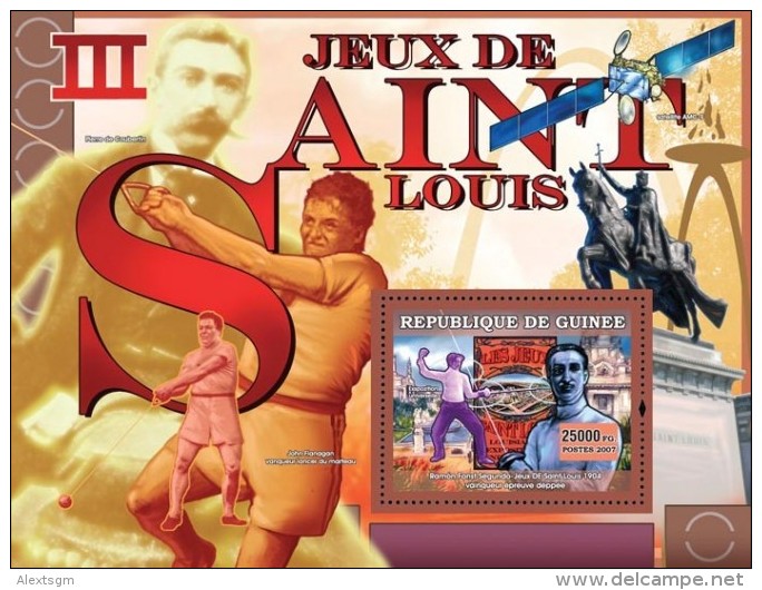 GUINEA 2007 - Olympic Games In Saint Louis 1904 - YT BF476, B1121 - Sommer 1904: St-Louis