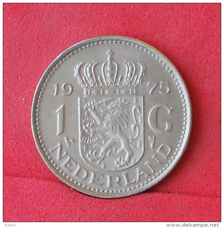 NETHERLANDS  1  GULDEN  1975   KM# 184a  -    (Nº11751) - 1948-1980 : Juliana