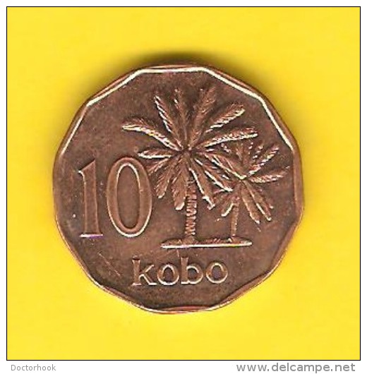 NIGERIA   10 KOBO  1991  (KM # 12) - Nigeria