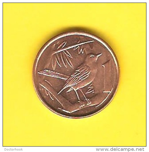 CAYMAN ISLANDS   1 CENT  1996  (KM # 87a) - Cayman Islands