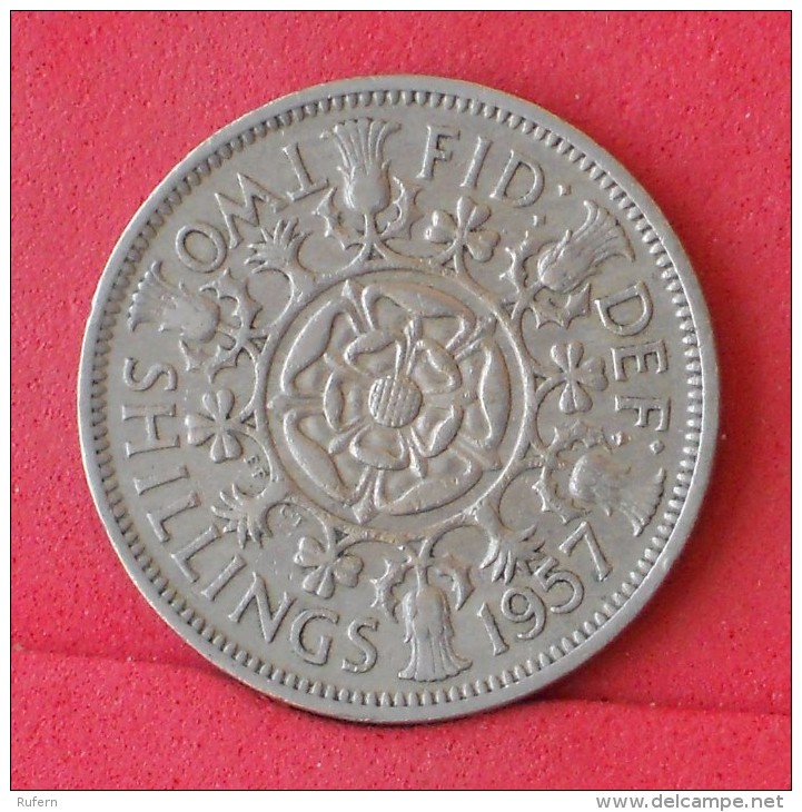 GREAT BRITAIN  2  SHILLING  1957   KM# 906  -    (Nº11810) - J. 1 Florin / 2 Schillings