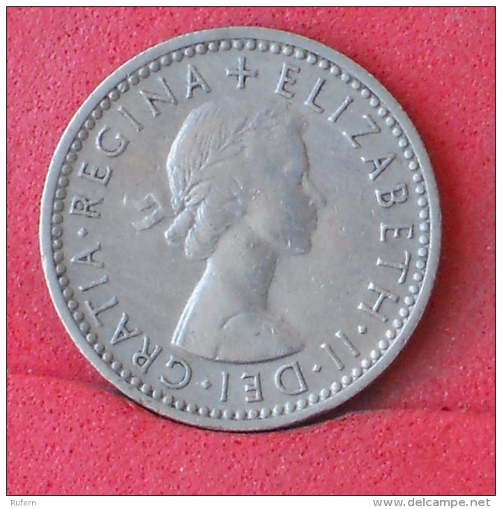 GREAT BRITAIN  6  PENCES  1956   KM# 903  -    (Nº11824) - H. 6 Pence