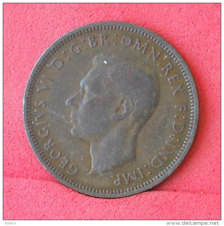 GREAT BRITAIN  1/2  PENNY  1940   KM# 844  -    (Nº11852) - C. 1/2 Penny