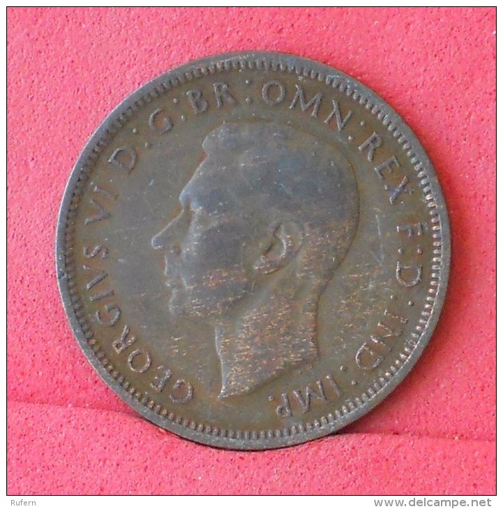 GREAT BRITAIN  1/2  PENNY  1947   KM# 844  -    (Nº11856) - C. 1/2 Penny