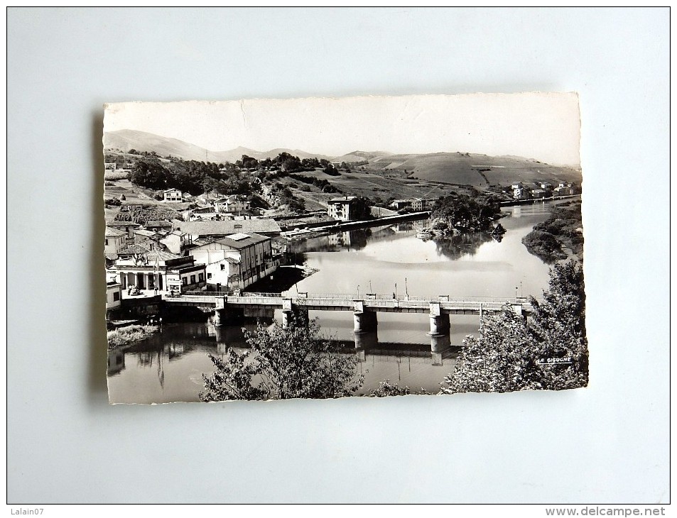 Carte Postale Ancienne : BEHOBIE : Le Pont International Sur La Bidassoa - Béhobie