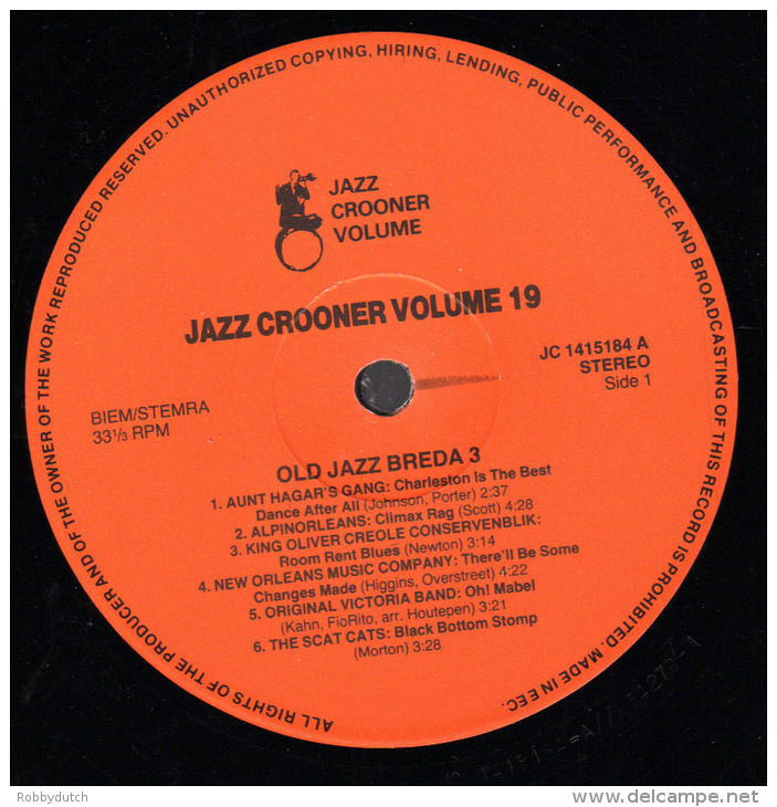 * LP *  OLD JAZZ BREDA 3 (Jazz Crooner Vol.19) (Holland 1984 EX!!!) - Jazz