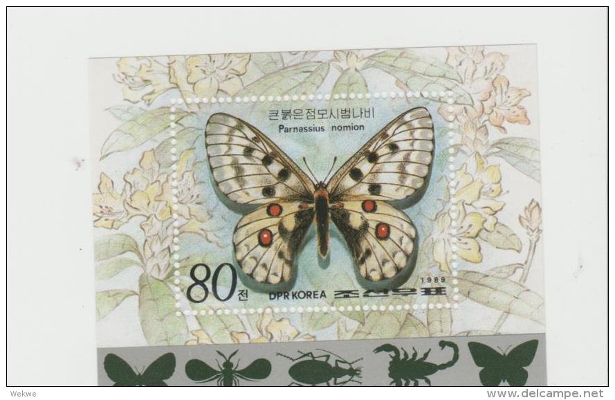 KorN Mi.Nr.3016/  Korea - Block 3016 (Block 245) Schmetterling (butterfly, Mariposa, Papilion) ** - Corée Du Nord