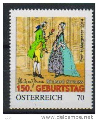 Musik/Music Richard Strauss 2014 PM/personalized **/MNH Komponist/composer Salzburg Festspiele/festival - Personalisierte Briefmarken