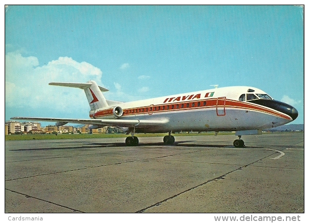 Roma-Aeroporto Di Ciampino-Fokker F. 28 Jet ITAVIA - Transport