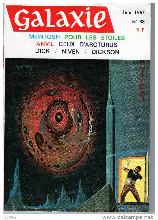 GALAXIE ANTICIPATION  N° 38 Juin 1967. (2ème Série) OPTA. Voir Sommaire. - Autres & Non Classés