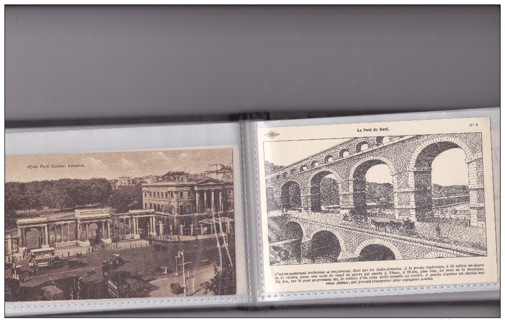 lot de 24 cartes postales anciennes toutes scannées avec album