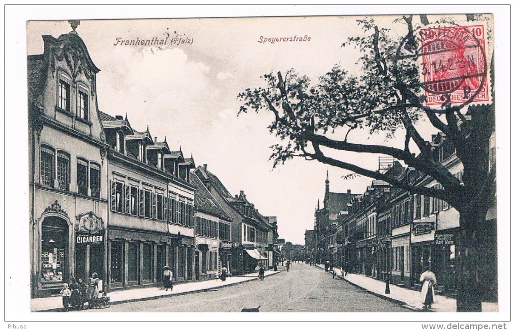 D5298     FRANKENTHAL : Speyerstrase - Frankenthal