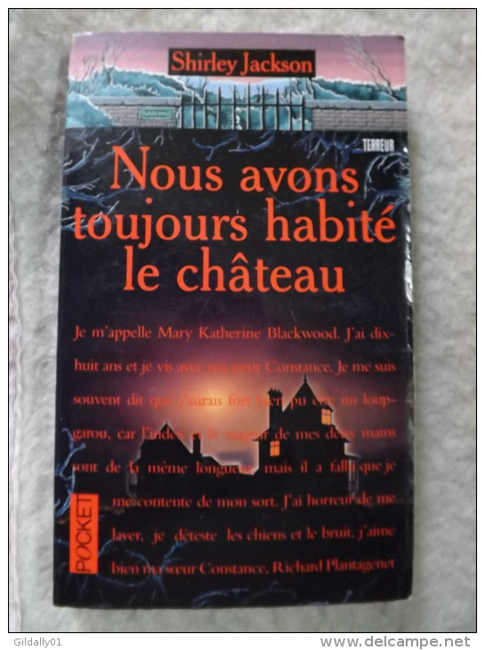 9216.   NOUS AVONS TOUJOURS HABITE LE CHATEAU.  Shirley Jackson.   1962.   ( Pocket Terreur) - Roman Noir