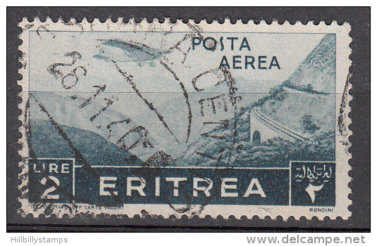 Eritrea     Scott No C13    Used     Year  1936 - Eritrea