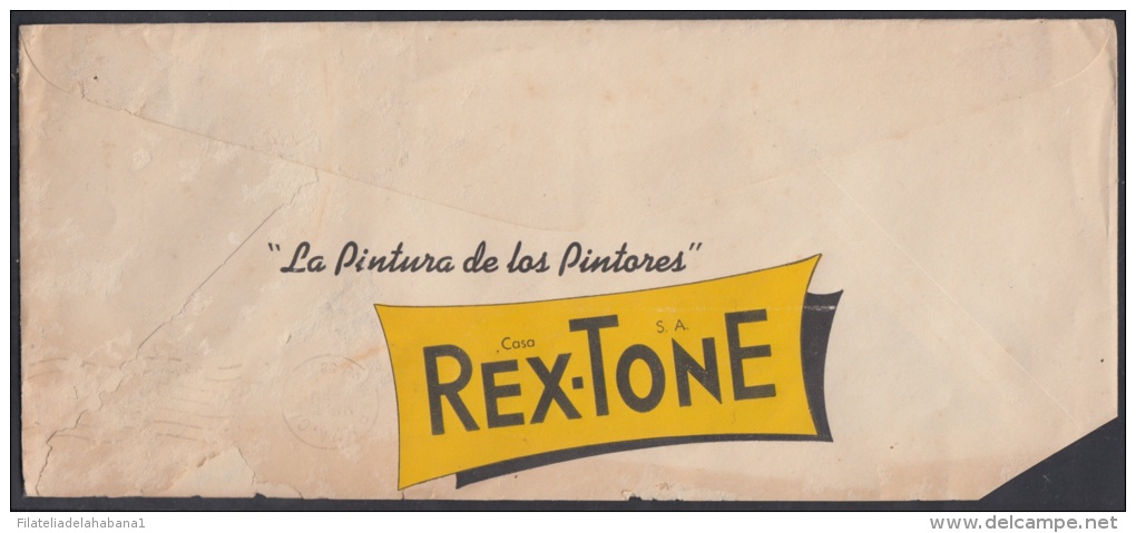 FM-23  CUBA PITNEY BOWES. 1958. FRANQUEO DE CASA REX-TONE CON PUBLICIDAD. FOTOCOPIADORAS. - Ongebruikt