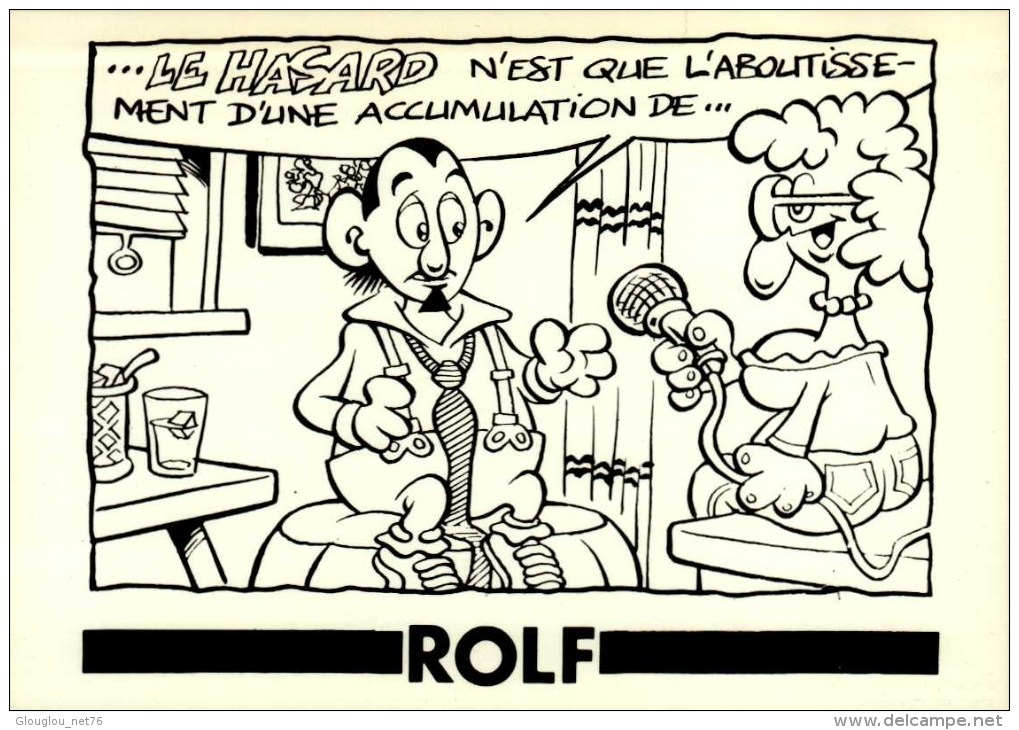 ROCK BD...ROLF....EDITIONS DU TONKIN..CPM - Bandes Dessinées