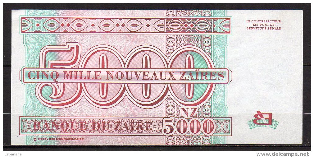 Zaire 4 billets en nouveaux zaires