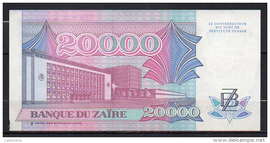 Zaire 3 Billets 1991-1993 - Zaïre