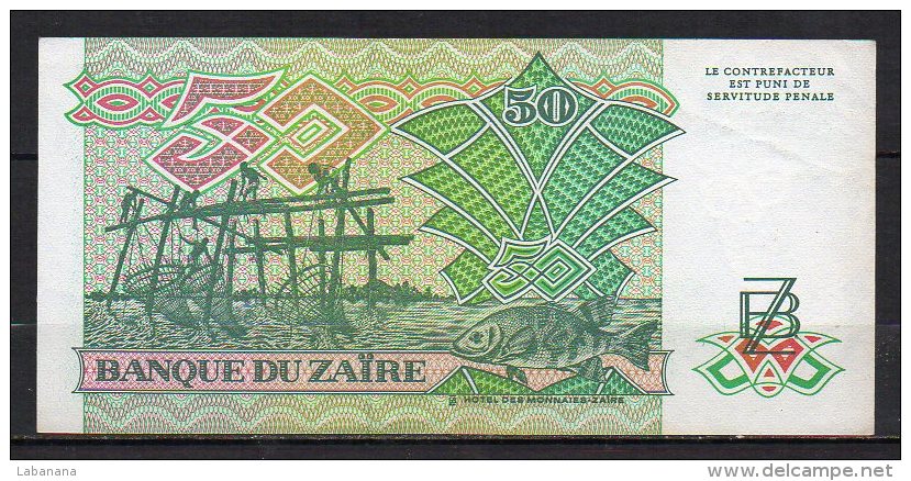 Zaire 5 Billets 1988-1989 - Zaïre