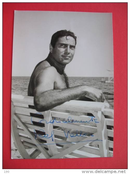 Raf Vallone,AUTOGRAPH - Sporters