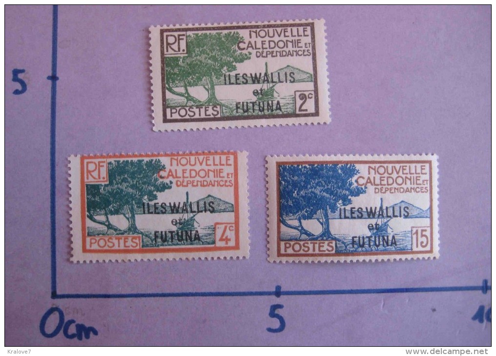 Wallis Et Futuna  &#8203;1930 Lot  NEUF AVEC CHARNIERE  1944 France Libre NEUF WALLIS MNH MH 6 STAMPS 1930/1944 - Neufs