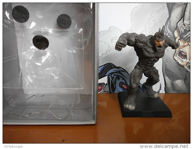 FIGURINE METAL RHINO Avec Sa Boîte, Son Fascicule Et Son Poster Double - MARVEL -EAGLEMOSS - Figuren - Metall