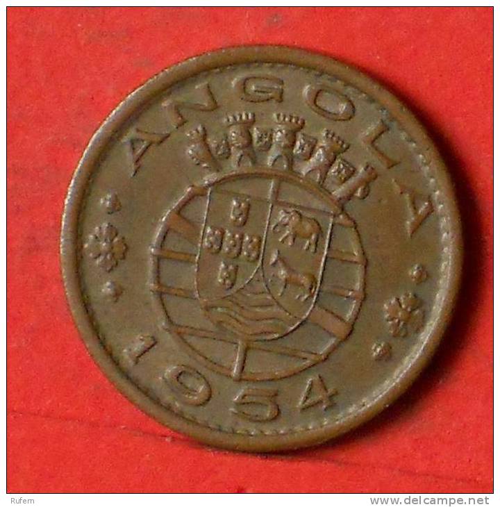 ANGOLA  50  CENTAVOS  1954   KM# 75  -    (1266) - Angola