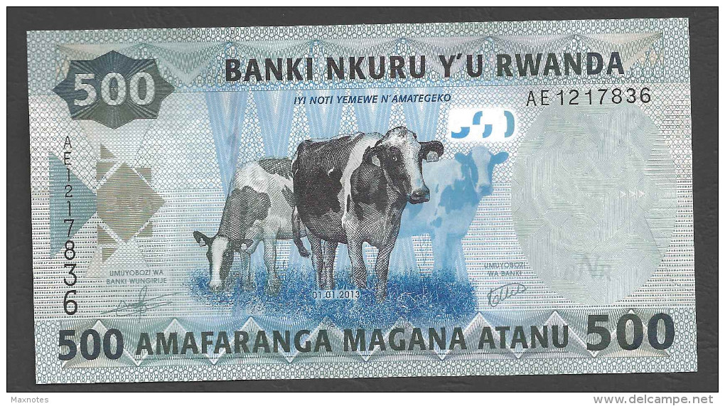 RWANDA  : 500 Francs  - 2013 - UNC - Ruanda