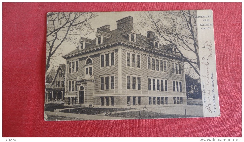 Massachusetts> Worcester ---- Bancroft School ---1836 - Worcester