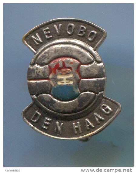 VOLLEYBALL - NEVOBO, Netherlands, Holland, Vintage Pin Badge - Volleyball