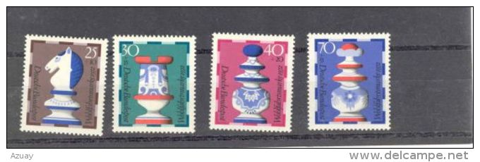 BRD - 1972 - WOHLFAHRT- SCHACH - CHESS - ** POSTFRISCH -MNH - Altri & Non Classificati