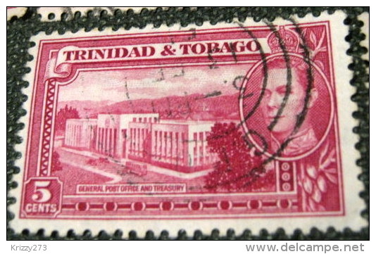 Trinidad And Tobago 1938 General Post Office And Treasury 5c - Used - Trinidad & Tobago (...-1961)