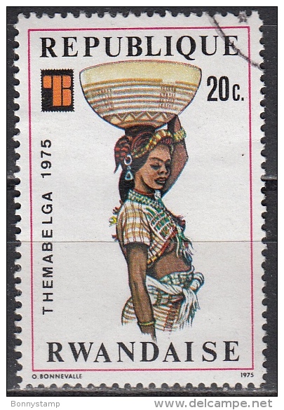 Ruanda, 1975 - 20c Basket Carrier - Nr.705 Usato° - Usati