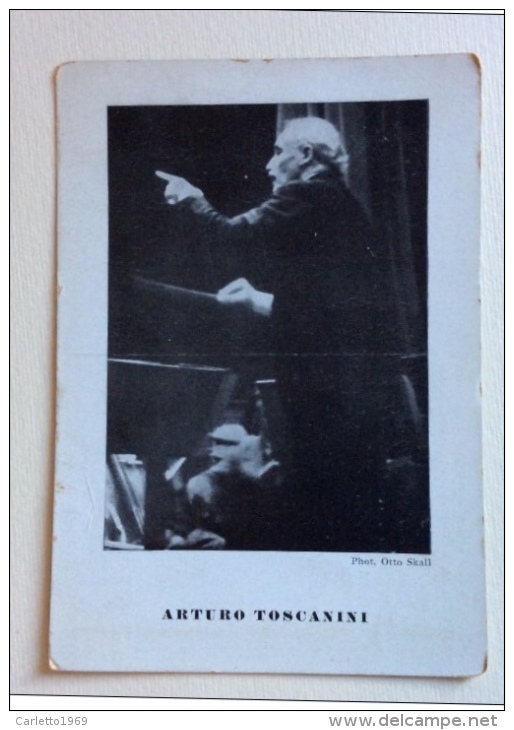 Arturo Toscanini Non Viaggiata F.g. - Personajes Históricos