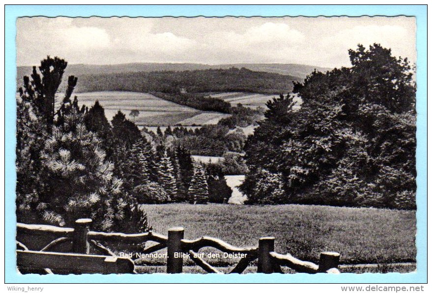 Bad Nenndorf - S/w Blick Auf Den Deister - Bad Nenndorf