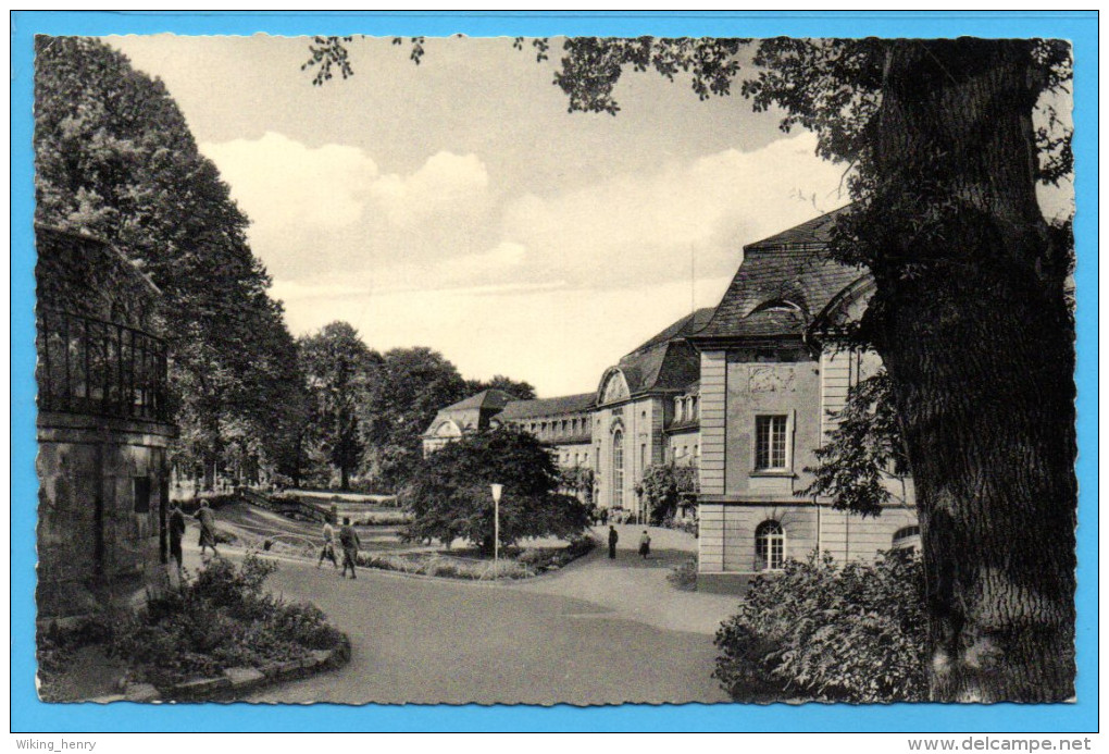 Bad Nenndorf - S/w Kurpark Eingang Hotel Esplanade Badehaus - Bad Nenndorf